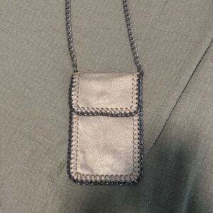 Stylish Gray Chain Strap Bag